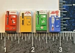 Ho Scale (4 Pcs) Coke Pepsi Dew Crown Vending Machines Retro Vinyl Wrapped Plast. Fixed Price $31.69.