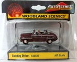 Woodland Scenics /auto Scenes As 5535 Sunday Drive Car New. Fixed Price $49.95.