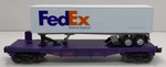 Lionel 6-19440 Gauge Flatcar With Fedex Trailer #6424 New Nib. Fixed Price $74.99.
