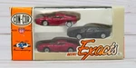Con-cor Mini-exacts 004004 (02), 3 Ferrari Testarossa, Black Red, Ho Scale. Fixed Price $19.95.