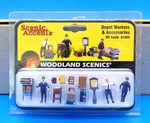 Woodland Scenics Accents Ho Scale Depot Workers & Acces Figures A1909 Nip. Fixed Price $16.99.