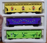 Ihc 1996-1 Toy Story Potato Head,aliens & Rex 3 Car Set Used In Box Ho Gauge. Fixed Price $30.00.