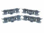 Emd Blomberg Type "m" Truck Side Frames (4) Silver Athearn Ho Scale. Fixed Price $16.75.