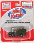 Classic Works -mini Metals #30304 -'41/'46 Chevy Utility Truck- Bell Nib. Fixed Price $14.99.