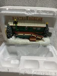 The Bradford Exchange Hawthorne Village Lighted Bistro Boxcar Iob. Fixed Price $28.95.