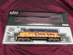 Kato Ho Locomotive Emd SD40 37-016 C&o 7551 Chessie System. Fixed Price $90.00.