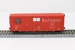 Ho Athearn 40' Combo Door Grain Boxcar Burlington Cb&q 52659 Red Kds Rtr. Fixed Price $9.89.