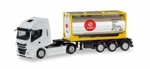 Ho 1:87 Herpa # 310604 Iveco Stralis Tanker Truck: Eurotainer. Fixed Price $68.50.