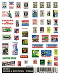 Woodland Scenics 563 Ho Scale Dry Transfer Signs 1940S &. Fixed Price $9.99.