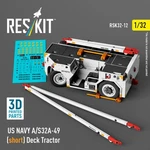 Reskit 1/32 Us Navy A/S32A-49 (short) Deck Tractor (3D Printed Model Kit). Fixed Price $102.17.