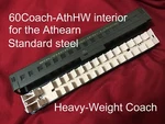 Passenger Car Interior Kit For Athearn 72FT Standard Steel Coach / Ho. Fixed Price $21.95.