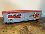Tyco Dc Comics Shazam! Ho Scale Train Box Car 368-D. Fixed Price $15.29.