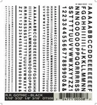 Woodland Scenics DT508 Rr Gothic Black 1/16-3/16" Train Sheet. Fixed Price $6.89.