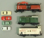 Used Marklin 4613, 4677, 4699 Freight Cars (w/boxes). Fixed Price $31.49.