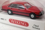 Wiking New Ho 1/87 Scale Classic Opel Senator Red & Black Finish. Fixed Price $31.99.