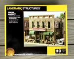 Woodland Scenics 1/87 Ho Fresh Market Pre-fab Landmark Structure Kit Pf 5180 F/s. Fixed Price $47.52.
