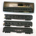 Ho Gauge Athearn Four Car Passenger Set (lot 4875). Fixed Price $47.00.
