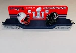 Bachmann Hawthorne Village 2017 Super Bowl Patriots/falcons Depressed Flatbed. Fixed Price $10.50.