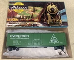 Evergreen 50 Plug Door Boxcar Athearn Kit #5272 Built With Kadee Couplers. Fixed Price $20.00.