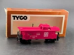 Tyco Ho Scale 40' Red Caboose Santa Fe A.t. & S.f. 7240 327-22 With Box. Fixed Price $14.99.