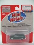 Mini Metals Ho Model 30291: 1953 Ford Courier Sedan Delivery, Timberline Green. Fixed Price $24.00.
