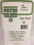 Evergreen Scale Models 6 X 12IN Styrene Siding Sheet, V-groove .020IN Thick 2080. Fixed Price $9.98.