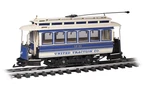 Bachmann 93944 United Traction Co. Trolley With Metal Gears, Blue. Fixed Price $236.95.
