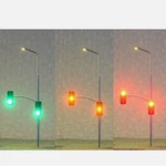 X Ho Scale Model Railroad Traffic Signal Combined Street Light #COR2TB. Fixed Price $16.99.