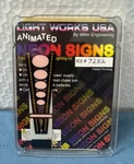 Miller Engineering Vertical Multi-graphic Neon Sign N/ho MIL7282. Fixed Price $19.99.