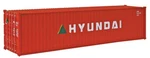 Walthers 949-8253 Ho Hyundai 40' Hi Cube Corrugated Side Container. Fixed Price $12.60.