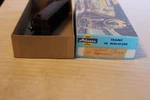 Scale Athearn, 34' Bay Hopper, Santa Fe, Brown, #180892, Weathered, Built. Fixed Price $24.00.