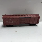 Vntg Ho Santa Fe Wooden Outside Braced Box Car Atsf 1289057. Fixed Price $11.99.