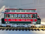 Bachmann #93943 G Scale Christmas North Pole Rapid Transit Closed Street Car. Fixed Price $199.97.