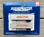 Walthers 1/87 Ho Scale Spector Motor Service 40' Trailers 2-PACK # 949-2302 F/s. Fixed Price $19.64.