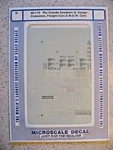 Microscale Decal 60-179 Rio Grande Southern N.gauge Cabooses, Freight Cars Mow. Fixed Price $5.55.