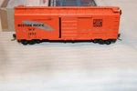 Gauge Model Trains Roundhouse 1075 40' Box Car, Western Pacific Railroad Kit. Fixed Price $18.00.