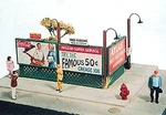 Jl Innovative Design 277 Ho Scale Sidewalk Lattice Billboard Kit (pack Of 4). Fixed Price $10.09.