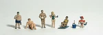 Woodland Scenics 1853 Ho Scale Accents Sunbathers PKG(6). Fixed Price $18.99.