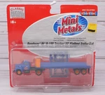 Mini-metals 31122 Roadway Express Ih R-190 Tractor & 32' Flatbed Trailer Set, Ho. Fixed Price $12.95.