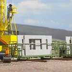 Transport Rack With Concrete Panels Oo/ho Gauge Busch 1848. Fixed Price $60.96.