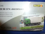 Faller Car System No. 161480 Truck Mb 94 Building Container. Fixed Price $174.90.