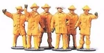 Merten 0212383 Ho Scale American Firefighters Pcs. 6 (2383). Fixed Price $11.03.