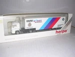 Herpa #859127 Man Cab W/bmw "m Team" Racing Trailer "white" H.o. 1:87. Fixed Price $59.99.