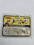 Woodland Scenics Ho Gauge 1:87 Dogs & Cats 12-PC Fig Set A1841 Nip. Fixed Price $14.95.