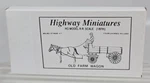 Jordan Products 107 Scale Old Farm Wagon With 2-HORSE Team & Driver Kit. Fixed Price $16.14.