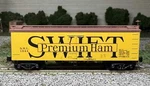 Scale - Mtl 58510 Swift Premium Ham 36' Wood Ice Reefer SRL1944 N12124. Fixed Price $17.99.