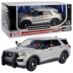 2022 Ford Explorer Police Sleek Top Grey Silver 1:24 Diecast Motormax 76990. Fixed Price $25.99.