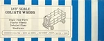 Circus Craft CW-18 Ho 1/8" Scale Goliath Wagon Wood Kit. Fixed Price $9.34.