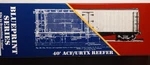 Branchline Blueprint #1202 40' Acf/urtx Wood Reefer Van Camp's #14604 Nib Kit Ho. Fixed Price $20.00.