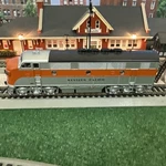 Ho Scale Western Pacific F-3 Unit Diesel Locomotive Mth Dummy Unpowered. Fixed Price $29.99.